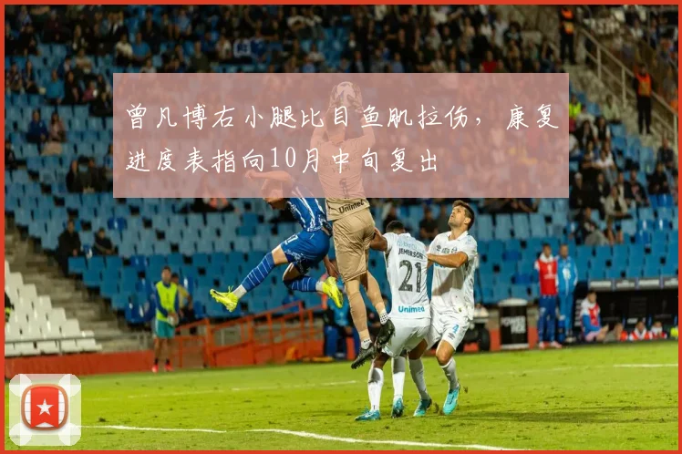曾凡博右小腿比目鱼肌拉伤，康复进度表指向10月中旬复出